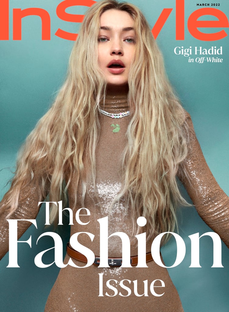 Gigi Hadid's InStyle March 2022 Cover