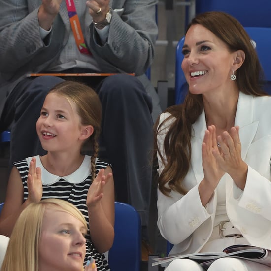 Kate Middleton and Princess Charlotte Match in Monochrome