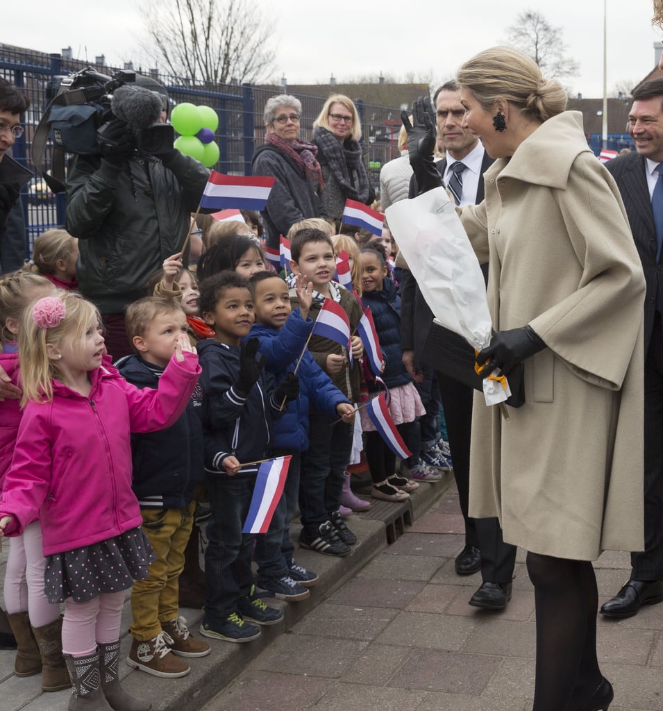 Queen Maxima of the Netherlands' Happy Faces