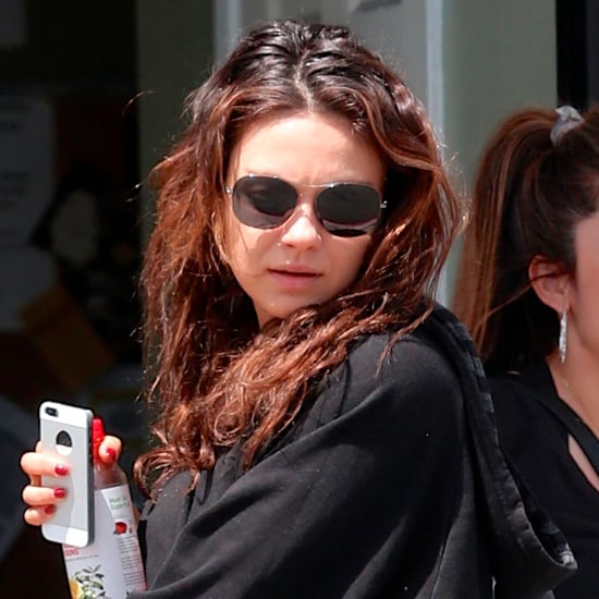 Mila Kunis Pregnant at the Gym | Pictures