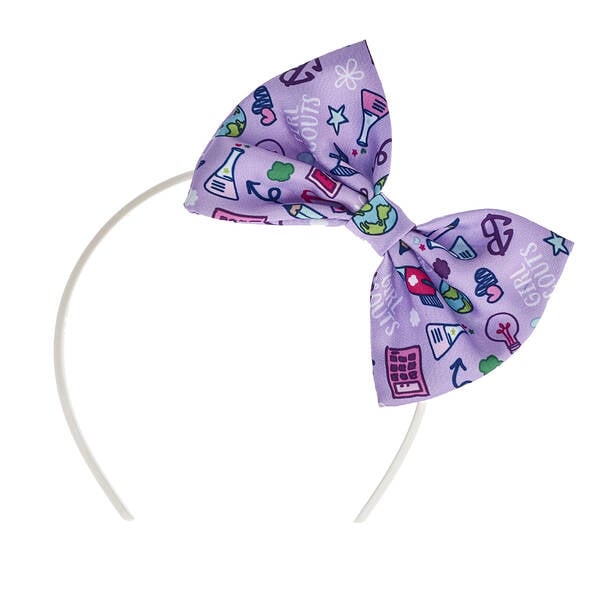 Girl Scouts Doodle Print Bow Headband
