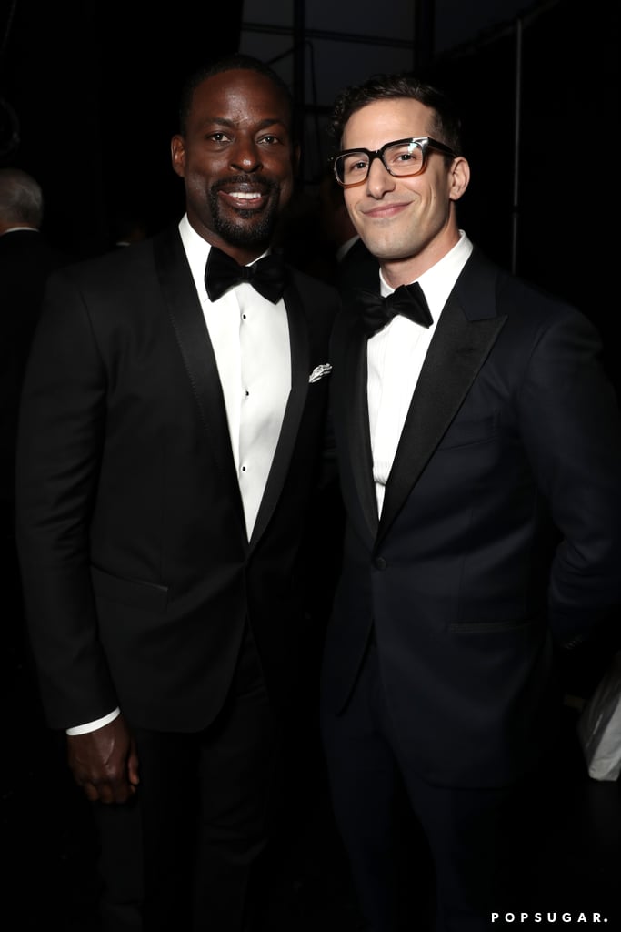 Pictured: Sterling K. Brown and Andy Samberg