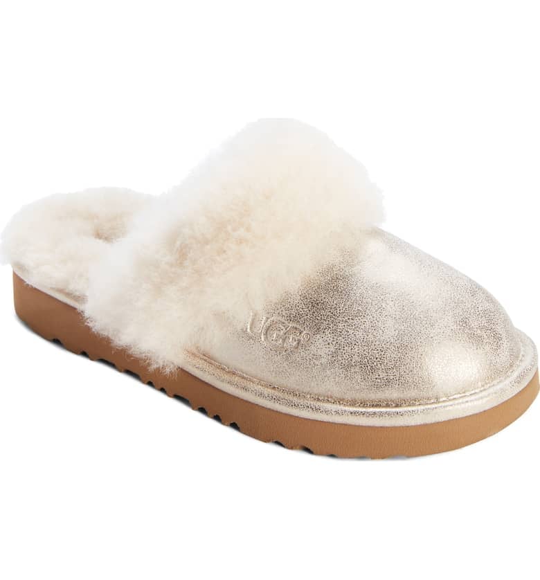 UGG Cozy II Metallic Genuine Shearling Scuff Slipper