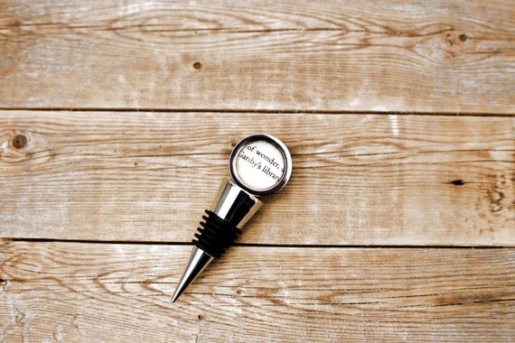 The Great Gatsby Page Wine Stopper