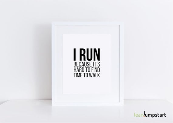 Running Poster
