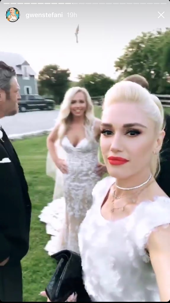 Gwen Stefani and Blake Shelton Attend a Wedding June 2018