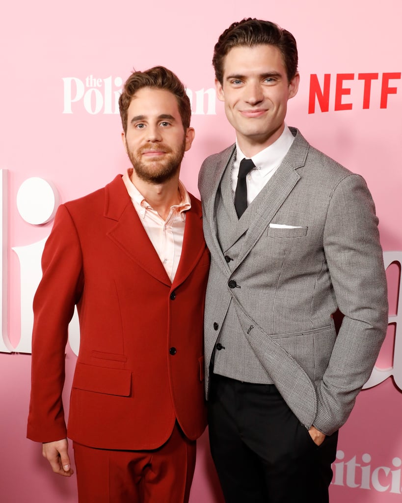 Ben Platt and David Corenswet at The Politician Premiere