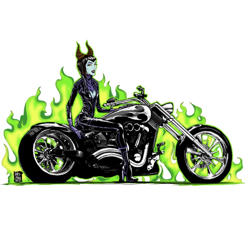 Maleficent Looks Even More Badass While Riding This Motorcycle