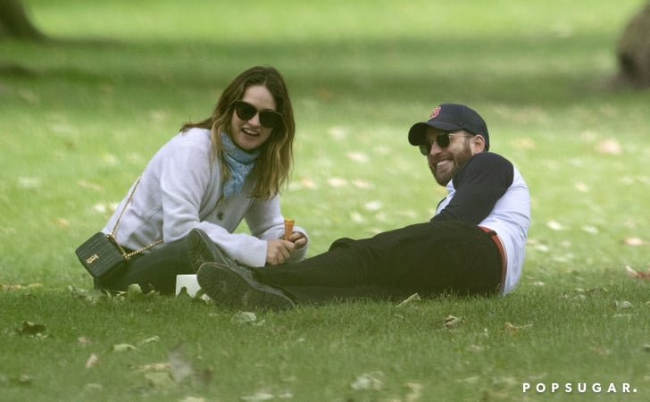 See Photos From Chris Evans and Lily James's Ice Cream Date | POPSUGAR