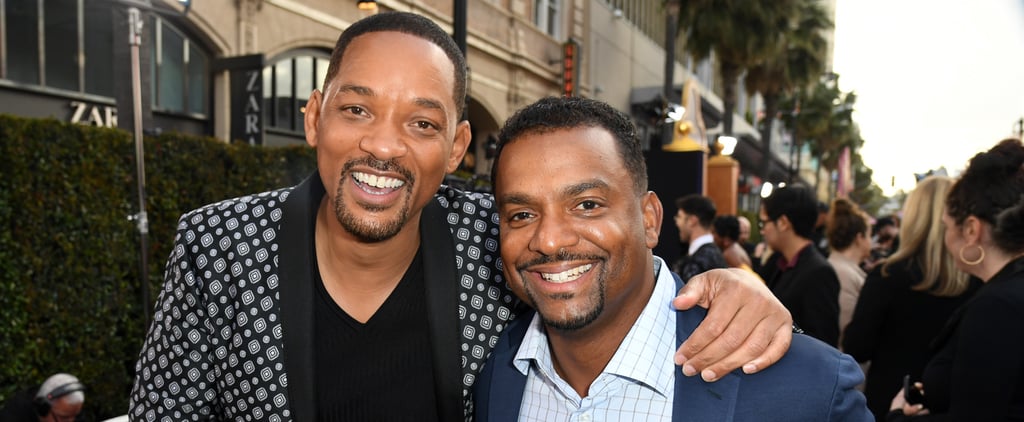 Will Smith and Alfonso Ribeiro at the Aladdin Premiere 2019