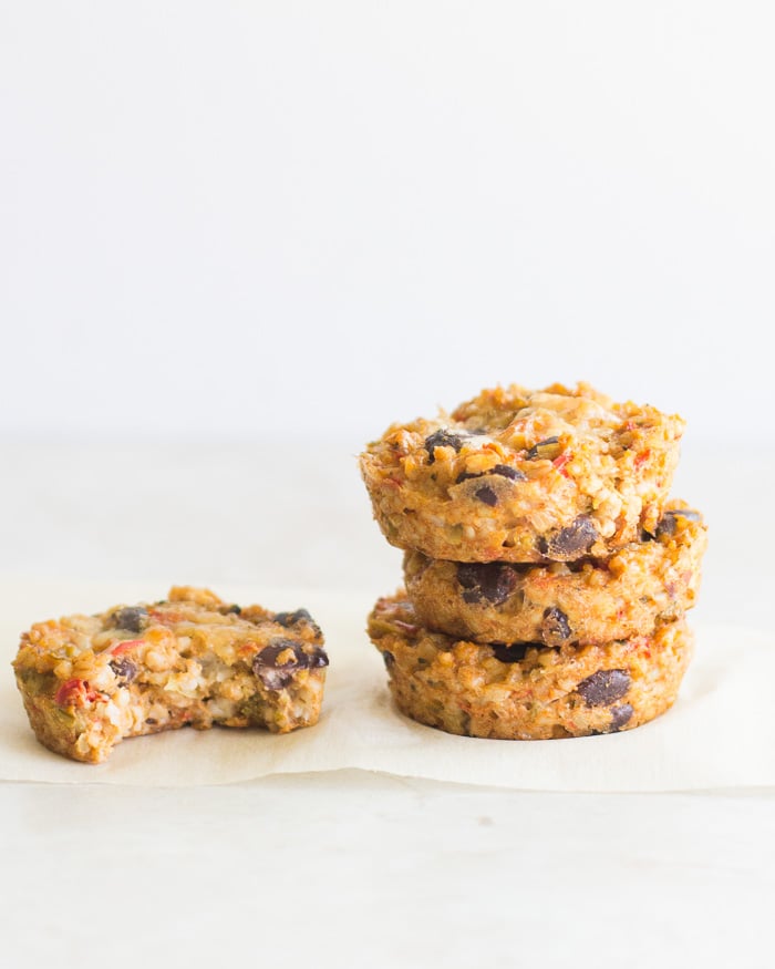 Southwestern Oat Muffins