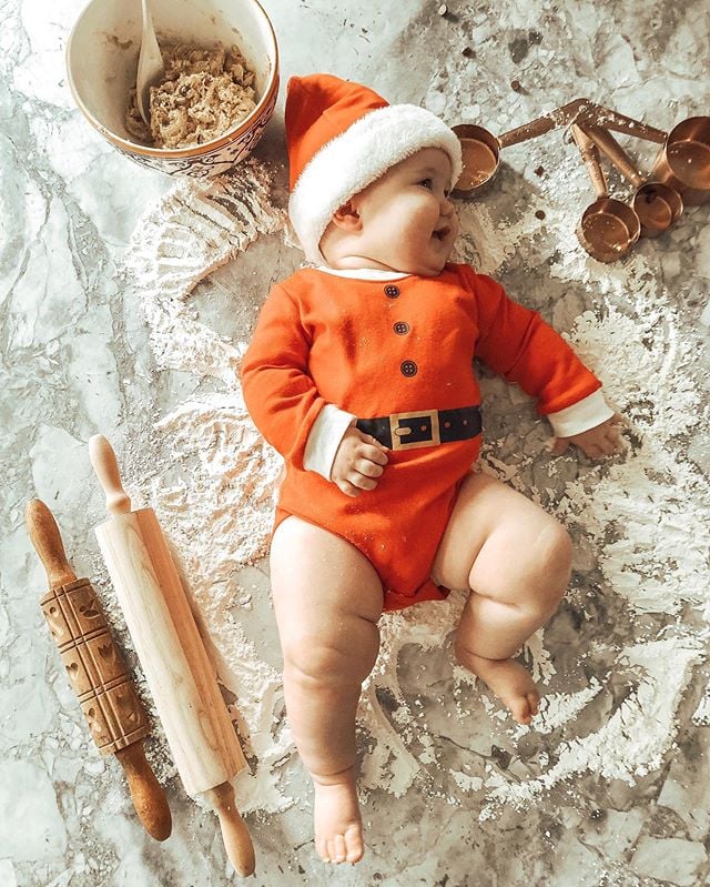 Baby Dressed as Elf on the Shelf 2018