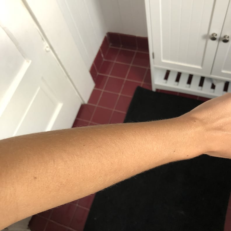 After Using the St. Moriz Self-Tanning Mousse