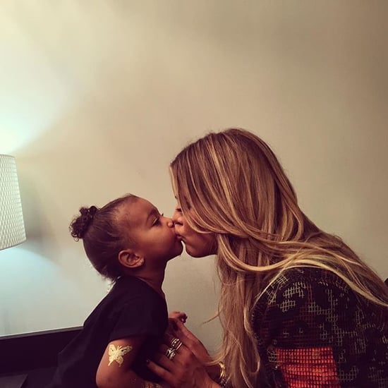 Khloe Kardashian Kisses North West in an Instagram Picture