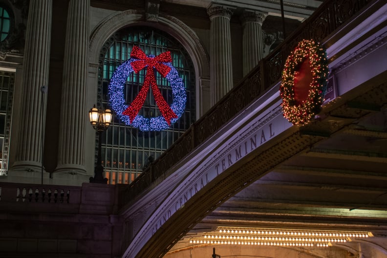 Holiday Zoom Background: Decorated Grand Central Terminal