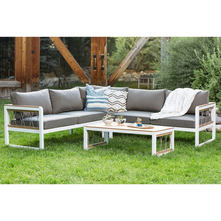 4Piece Outdoor Sectional Pier 1 Imports Outdoor Furniture POPSUGAR Home Photo 61