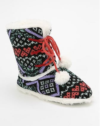 Urban Outfitters Fairisle Slipper