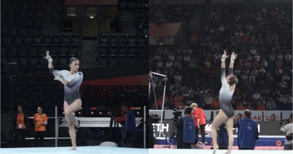 Watch This Gymnast's Billie Eilish Floor Routine POPSUGAR Fitness