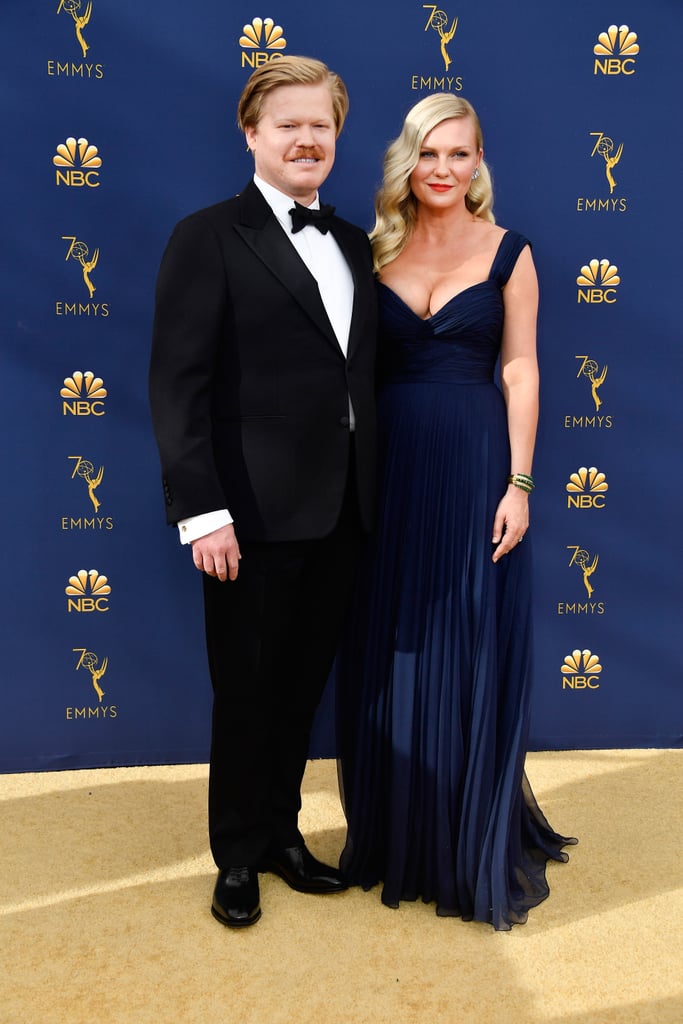 Kirsten Dunst and Jesse Plemons at the 2018 Emmys