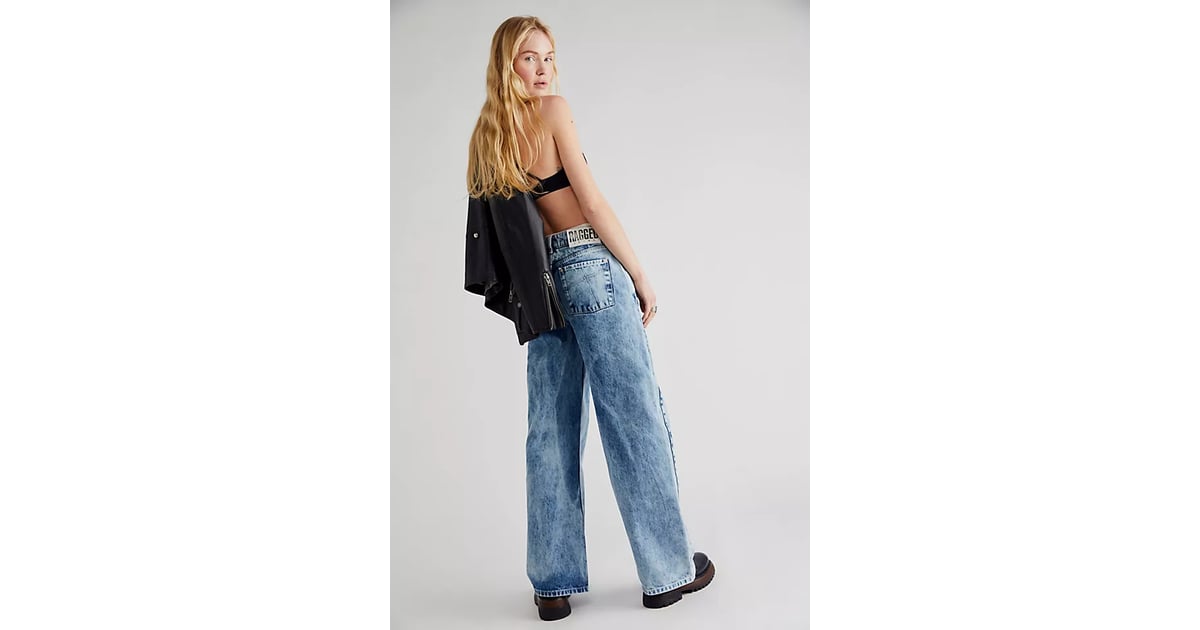 ragged priest low rise baggy jeans