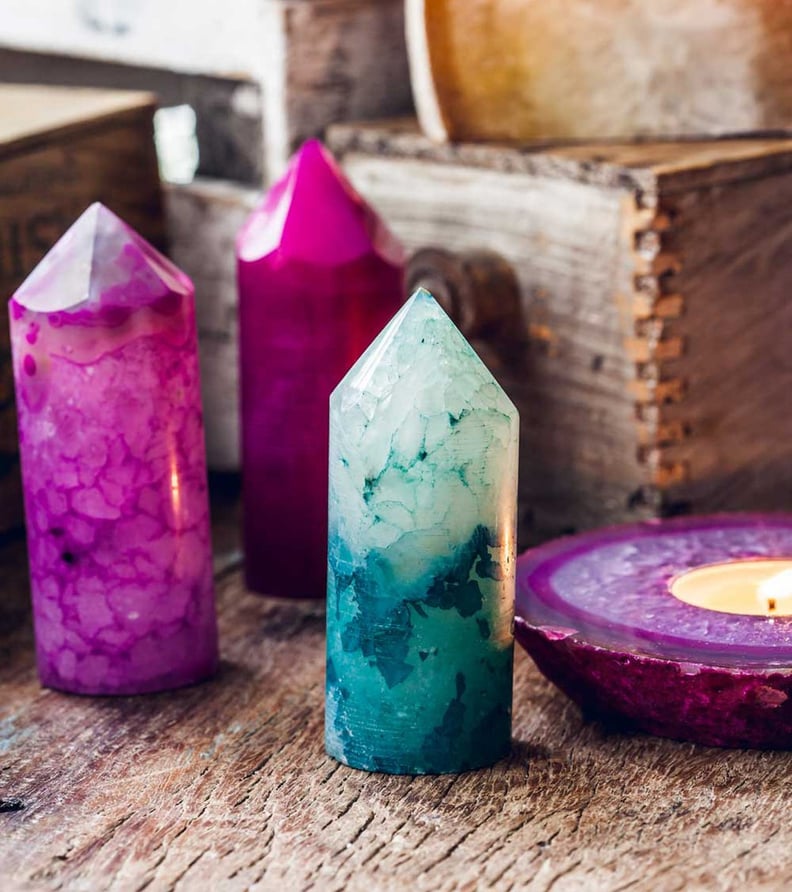 SoulMakes Agate Pillar Point Yoga Crystals