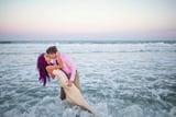 This Bride's Purple Hair Crystal