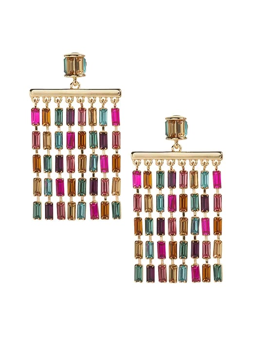 Baguette Chandelier Earrings