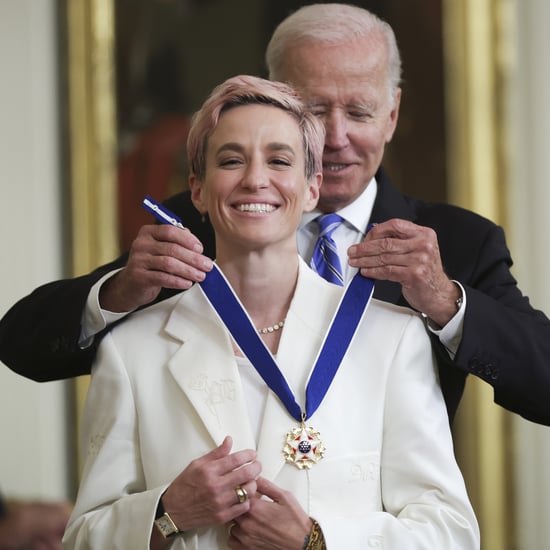 Megan Rapinoe's White Pantsuit Honors Brittney Griner