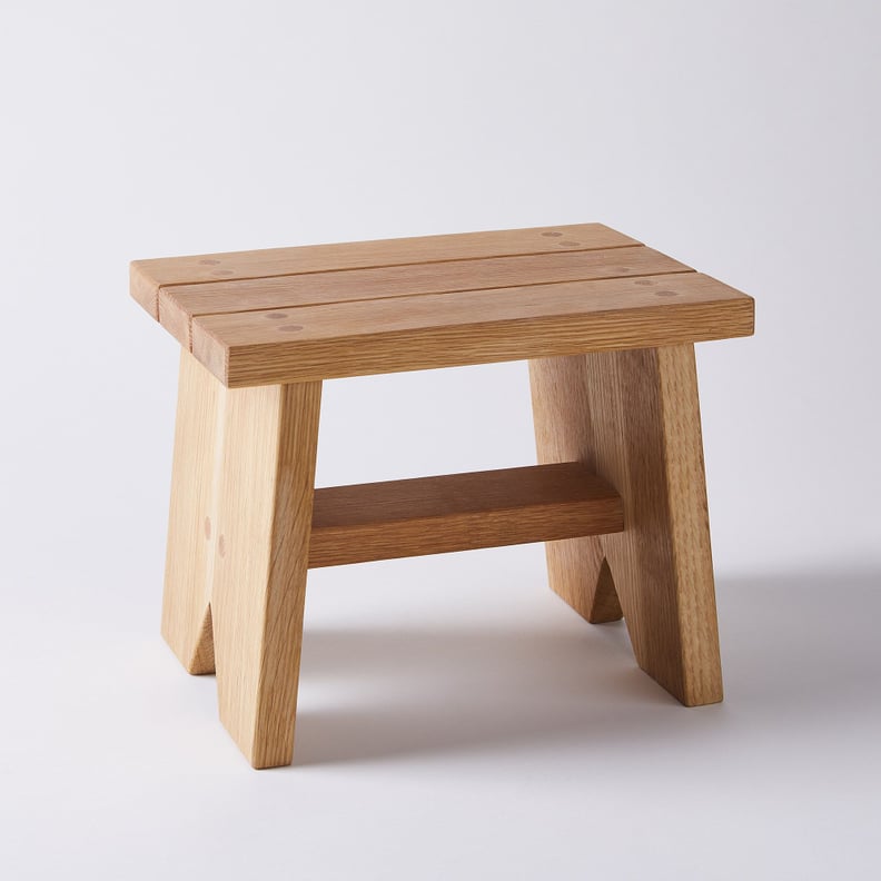 Peg and Awl Handcrafted Wooden Step Stool