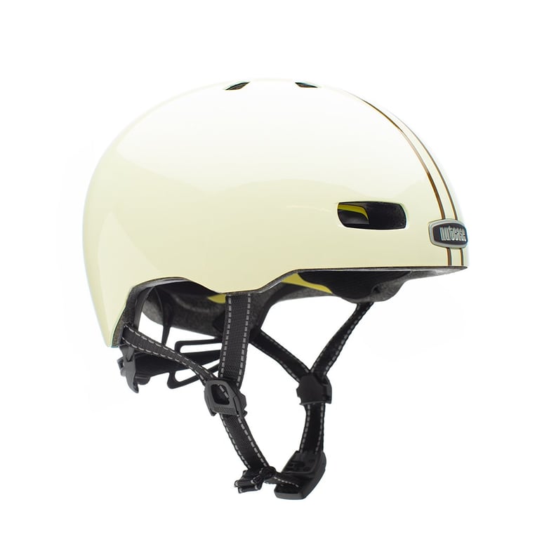 Nutcase Helmets Leather Bound Stripe Gloss with MIPS