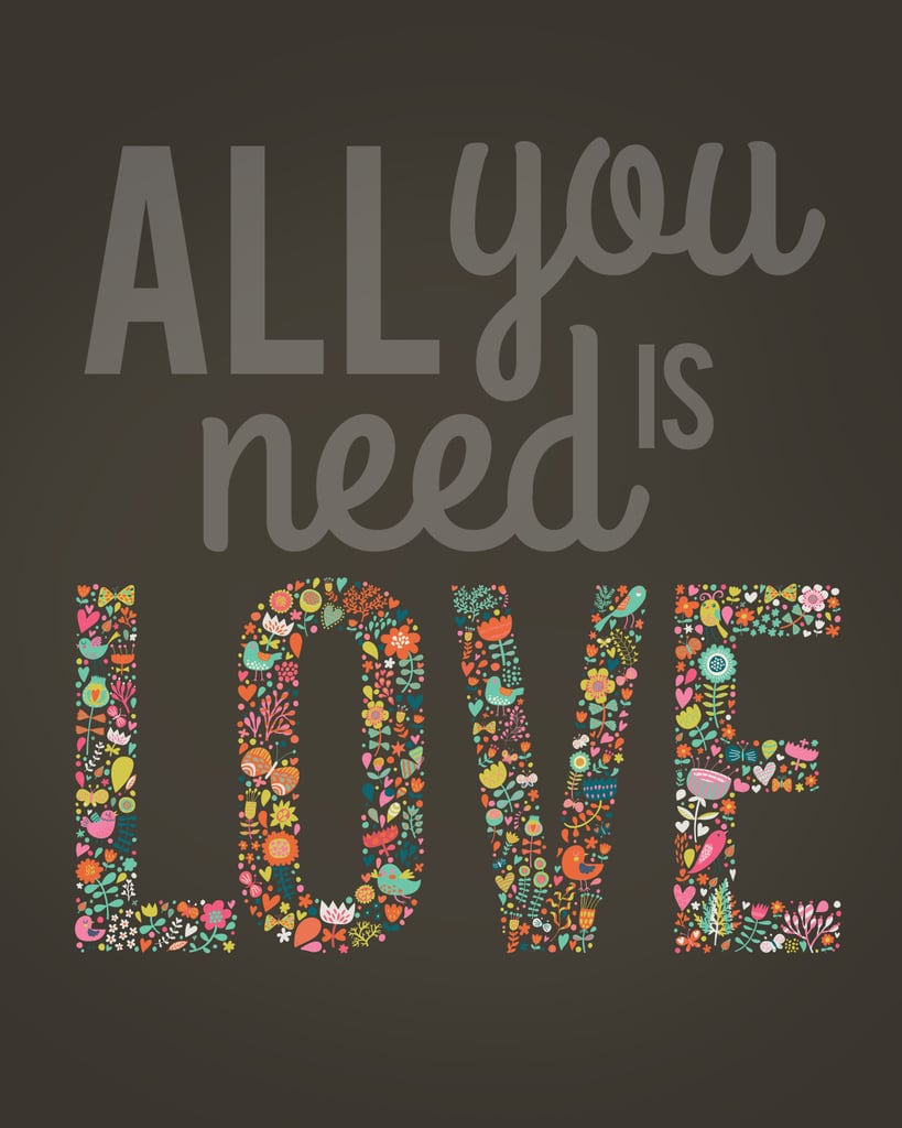 All You Need Is Love Printable