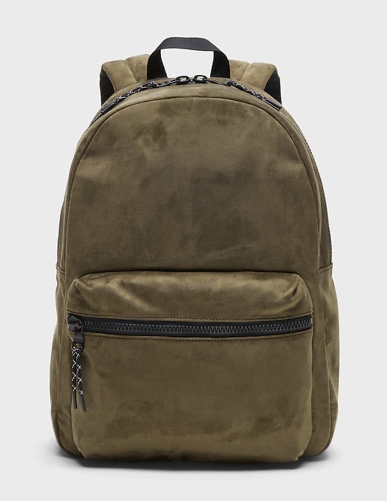 Vegan Suede Backpack