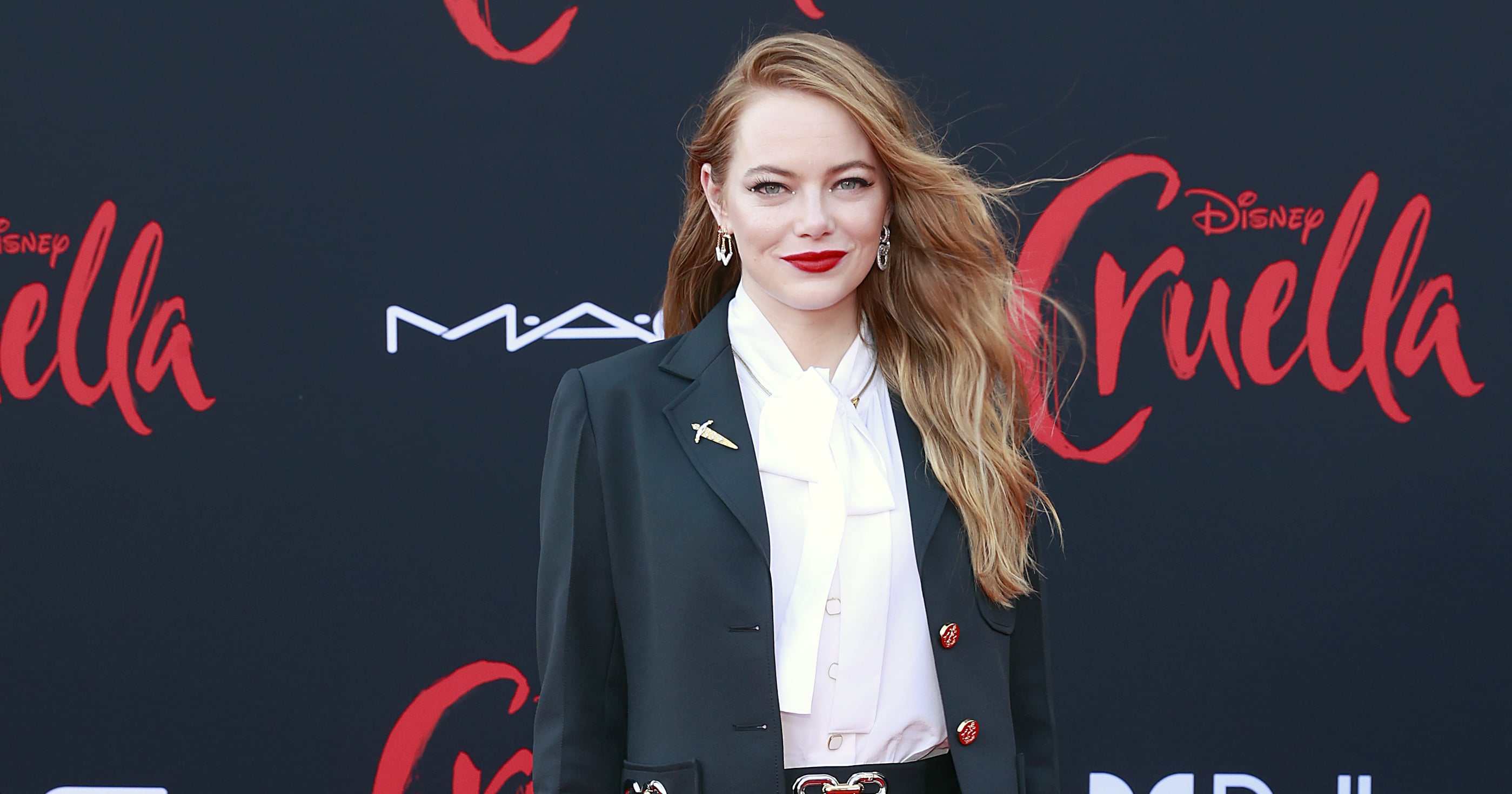 Louis Vuitton on X: #EmmaStone at the premiere of Cruella. Starring in  Disney's latest film as Cruella de Vil, the actress wears #LouisVuitton on  the red carpet in Los Angeles. Experience Disney's #