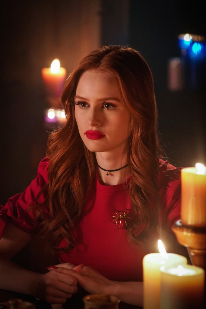 Madelaine Petsch's Red Nail Polish On Riverdale