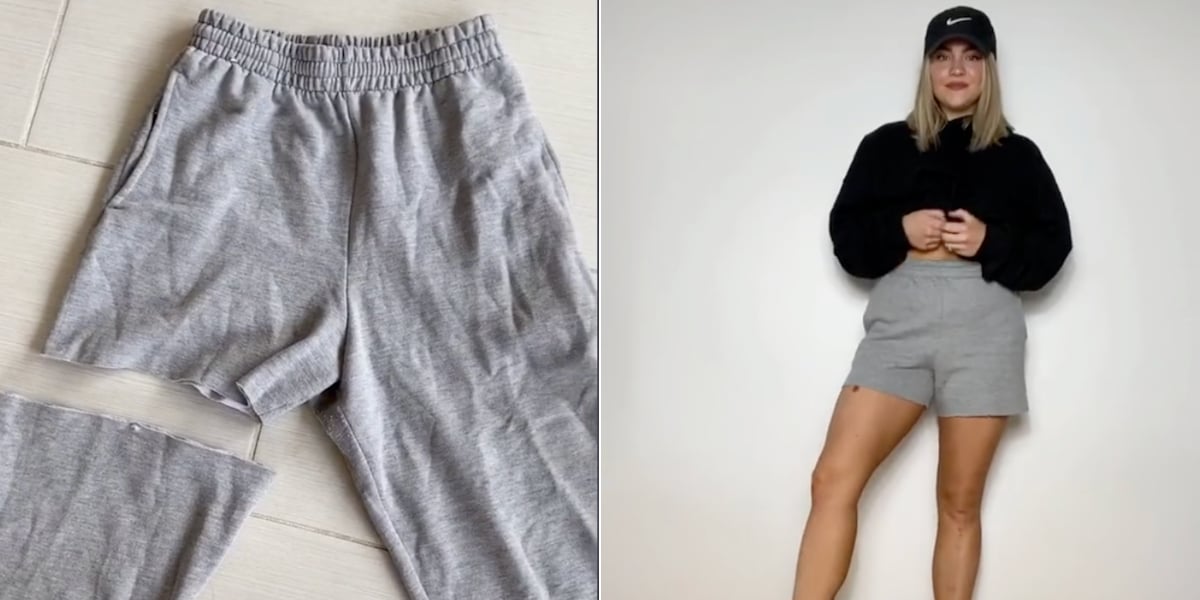 How to Cut Sweatpants Into Shorts