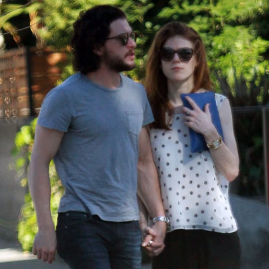 Kit Harington and Rose Leslie Out in Hollywood February 2016