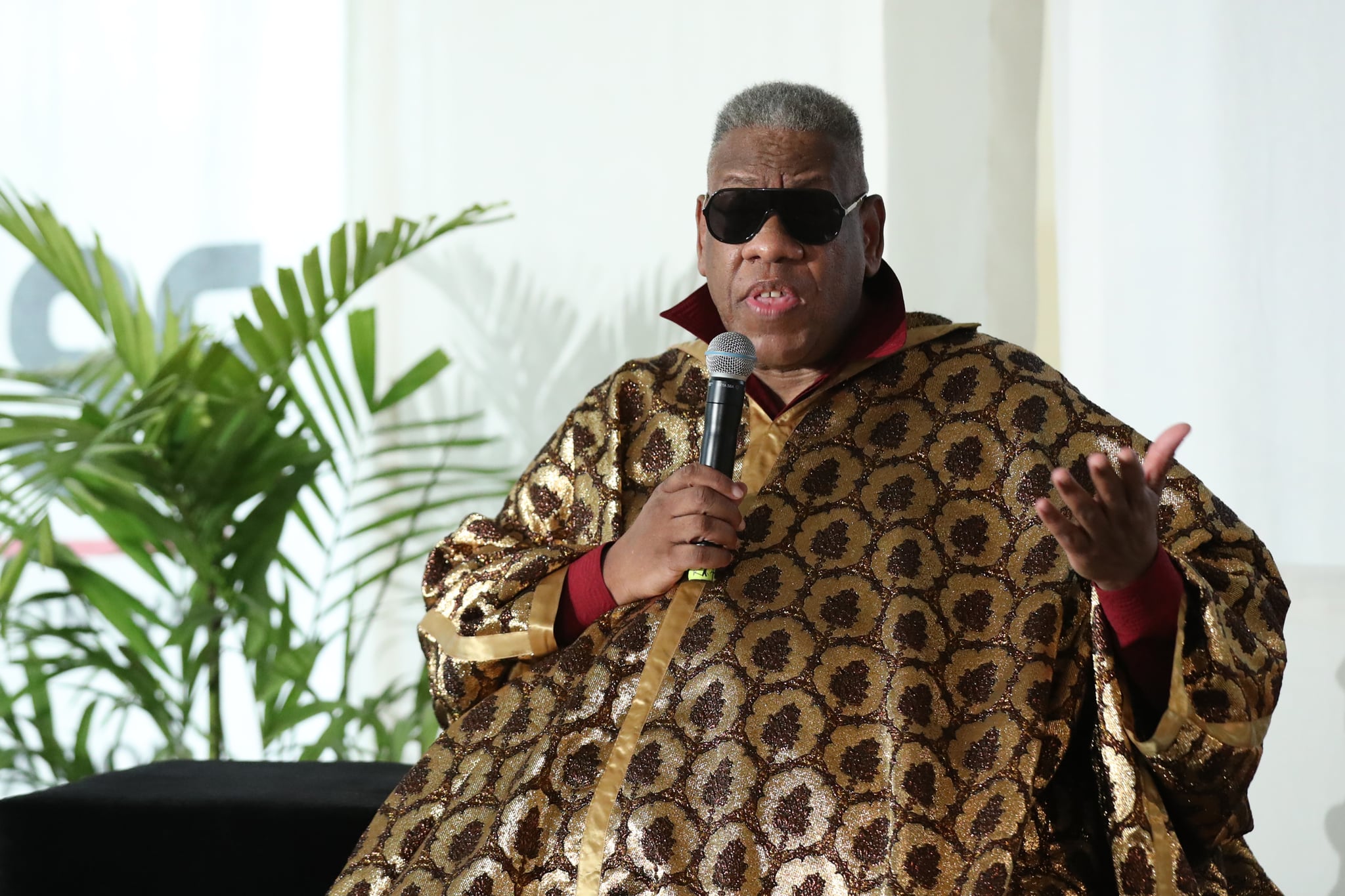 LAGOS, NIGERIA - APRIL 20:Fashion journalist André Leon Talley attends Arise Fashion Week on April 20, 2019 in Lagos, Nigeria. (Photo by Bennett Raglin/Getty Images,)