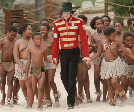 Michael Jackson spent time around the world performing, including with traditional dancers from the Entebbe Primary School in Sun City, South Africa, in 1997.