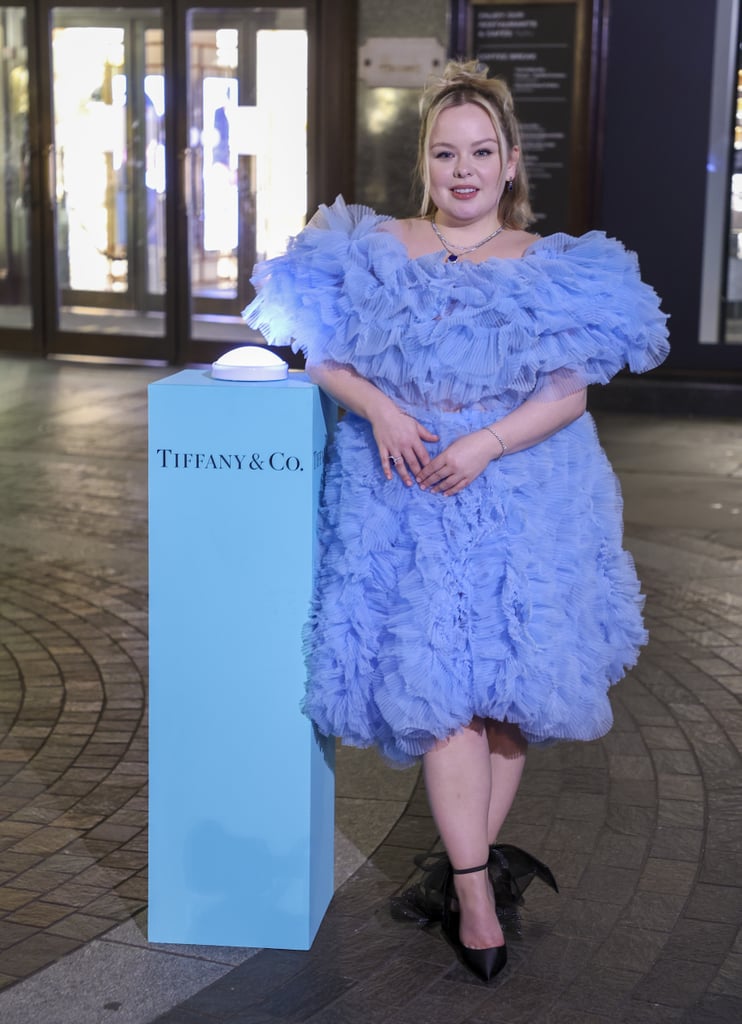 Nicola Coughlan Wows in a Blue Tulle Dress by Selezza