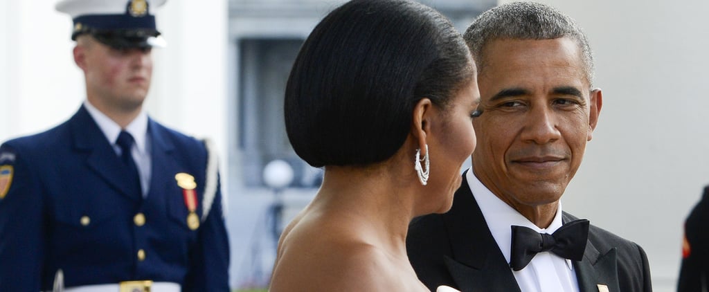 Barack and Michelle Obama at the State Dinner August 2016
