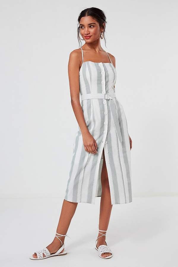 The Fifth Label Poetic Striped Midi Dress