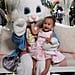 Photo of Baby Luna Meeting the Easter Bunny April 2017