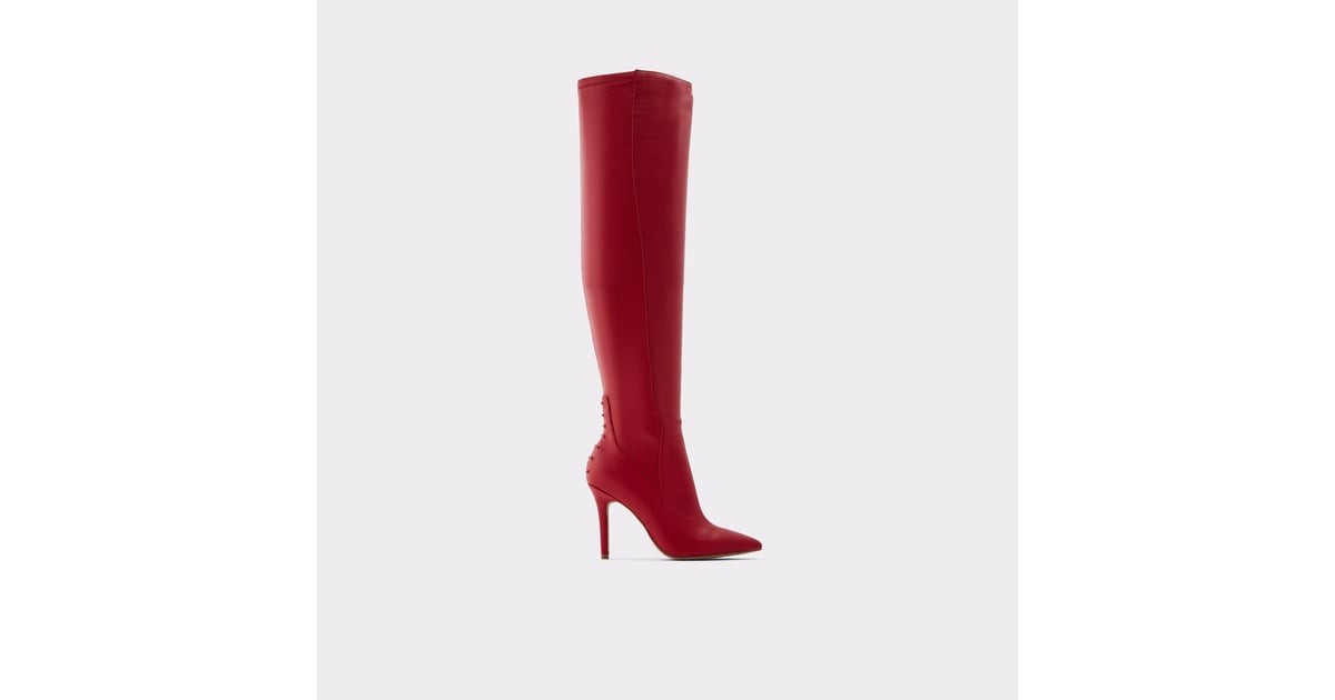 Aldo red boots top