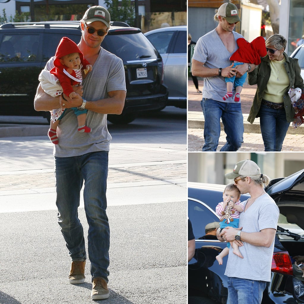 Chris Hemsworth and Elsa Pataky With Kid India | Photos ...