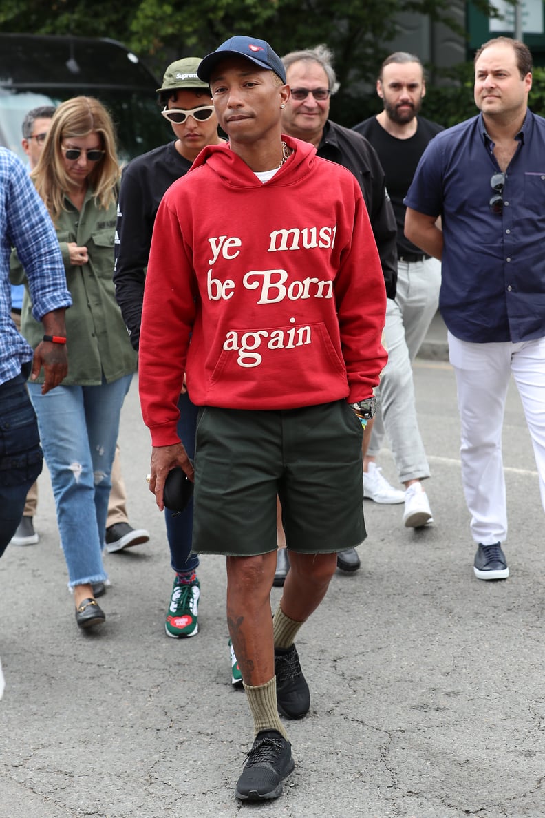 Pharrell威廉姆斯在2019年温布尔登网球公开赛