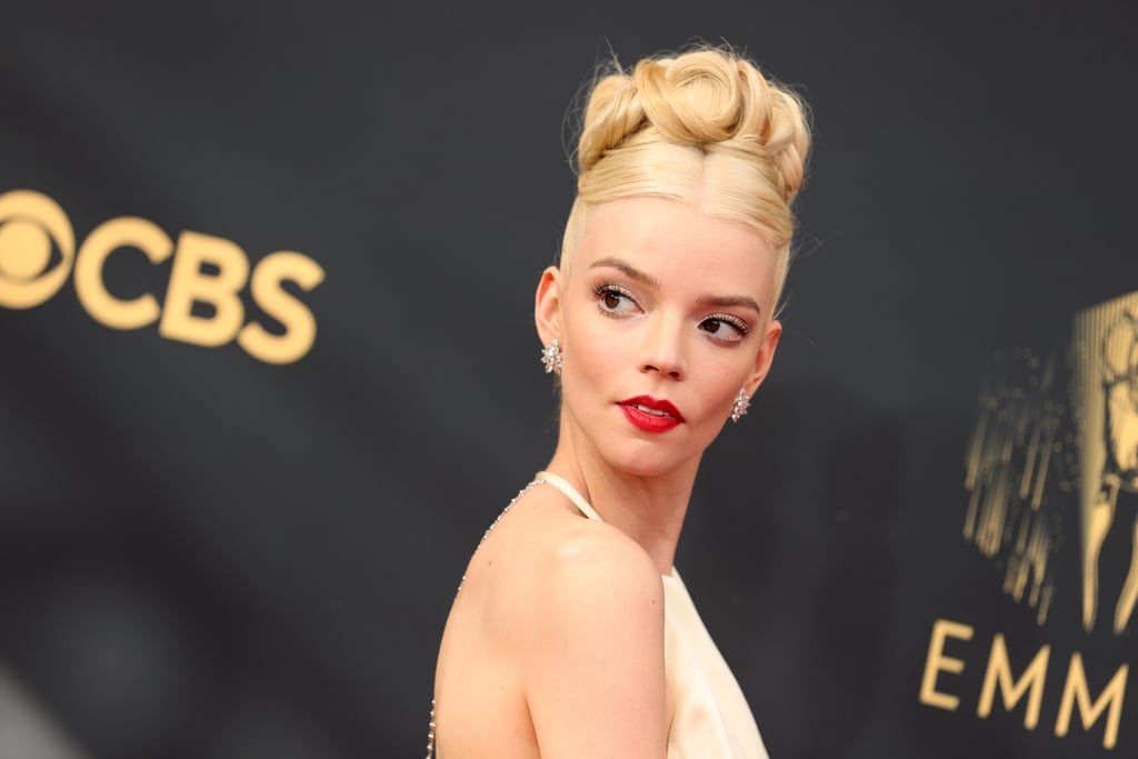 Anya Taylor-Joy's Updo at the 2021 Emmys