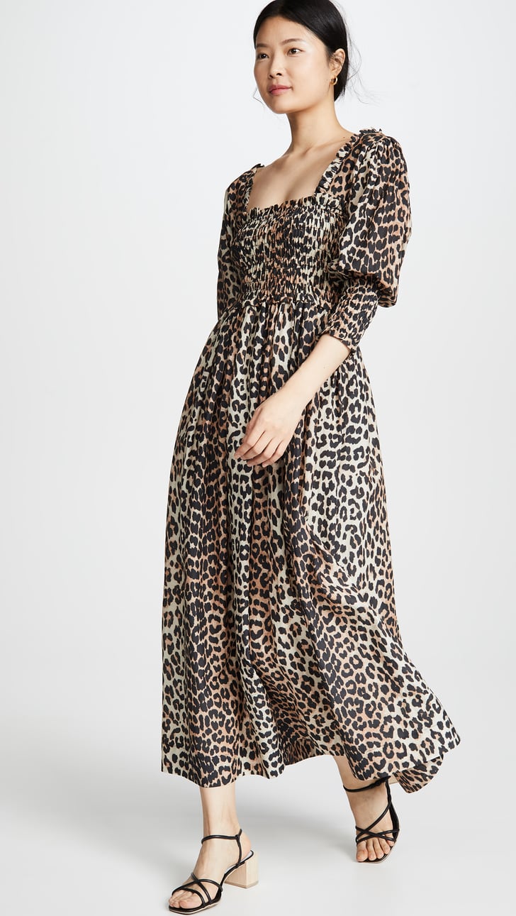 ganni cotton dress