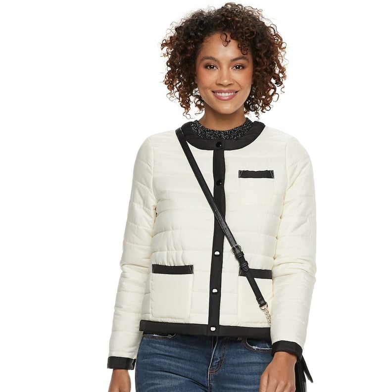 POPSUGAR Colorblock Puffer Jacket