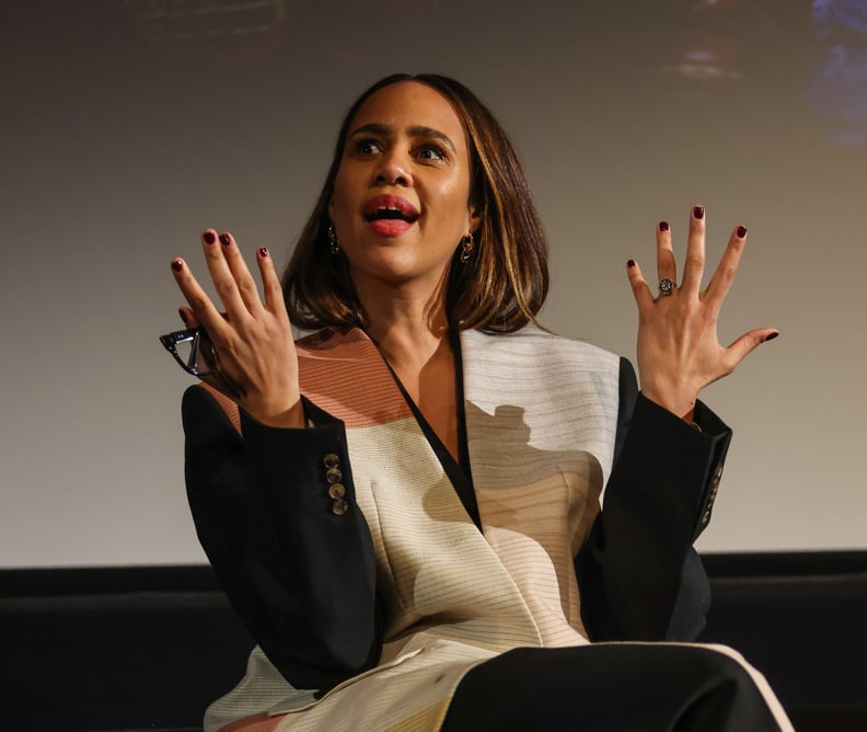 Zawe Ashton's Engagement Ring at a Press Event in January 2022
