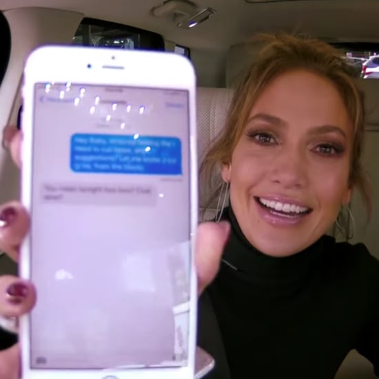 Jennifer Lopez Texts Leonardo DiCaprio on Carpool Karaoke